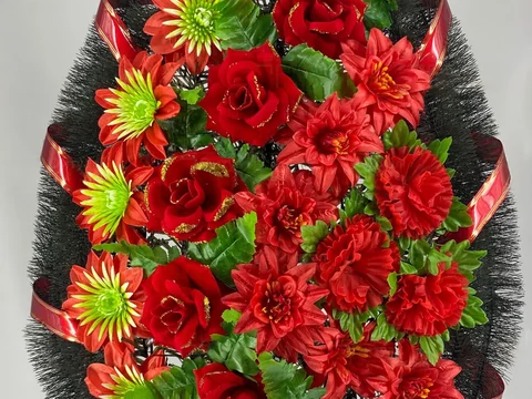 Искусственный венок «3в бархат» — фото товара