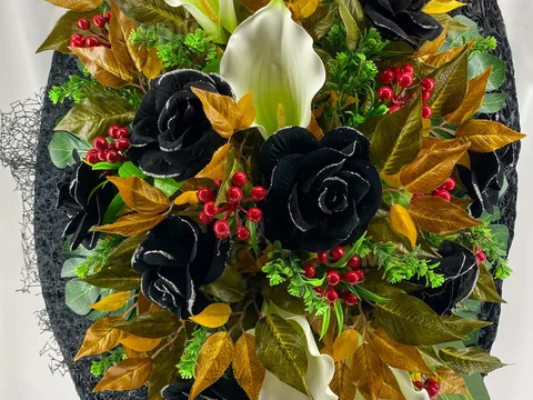 Искусственный венок «Овал экс улучшенный» — фото товара