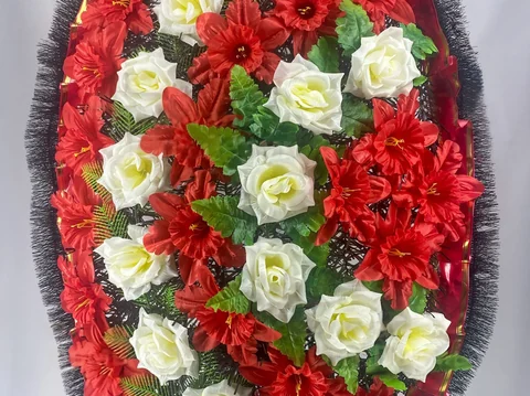 Искусственный венок «Овал» — фото товара