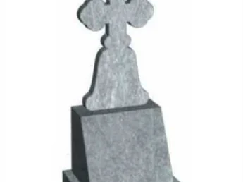 Мраморный крест «№13» — фото товара