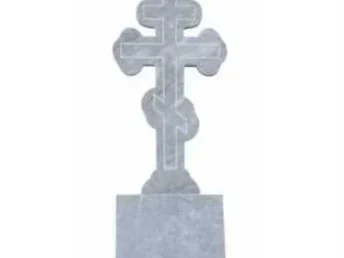 Мраморный крест «№18» — фото товара