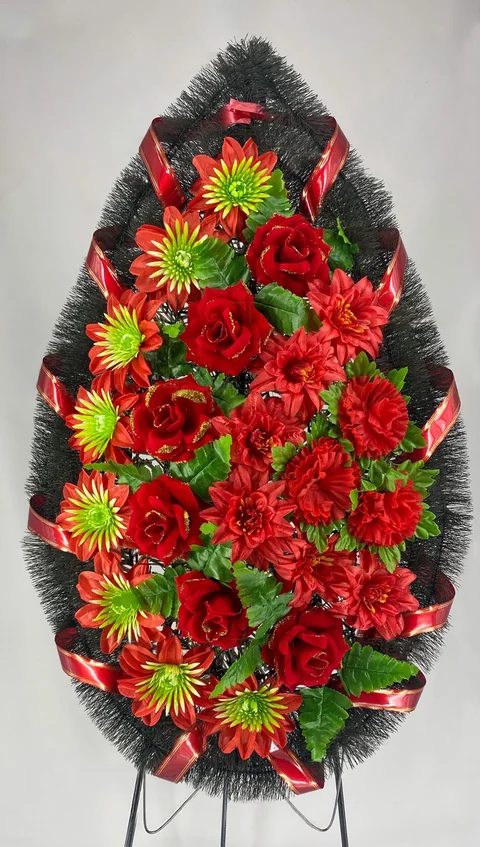 Искусственный венок «3в бархат» — фото товара