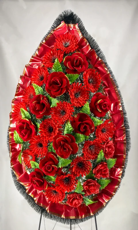 Искусственный венок «4в бархат» — фото товара