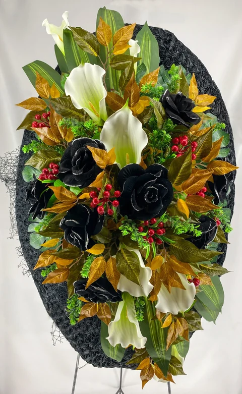 Искусственный венок «Овал экс улучшенный» — фото товара