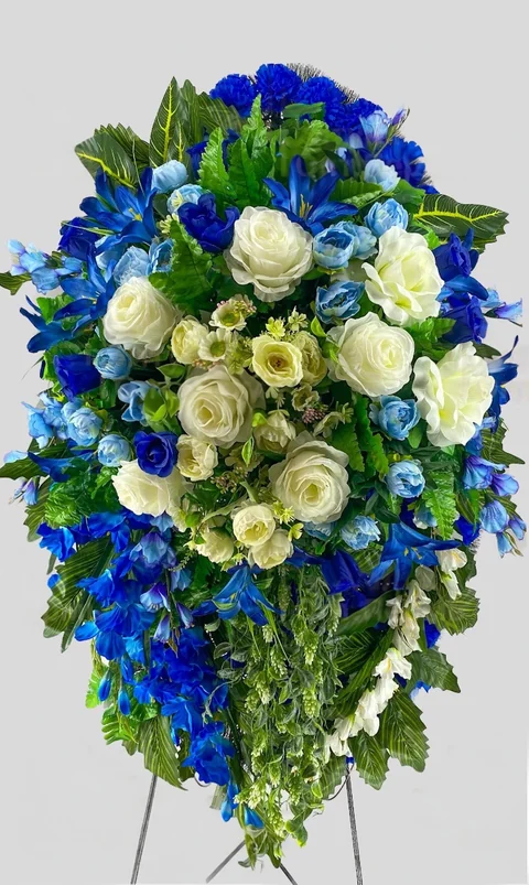 Искусственный венок «Овал элитный» — фото товара