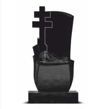 Гранитный вертикальный памятник «№16» — фото товара