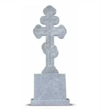 Мраморный крест «№18» — фото товара