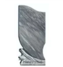 Мраморный крест «Тюльпаны» — фото товара